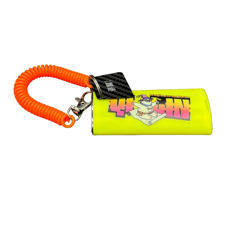 QILIN 'WRAP BEAR' Folding Brade Tool & Key Elastic Cord Pendant